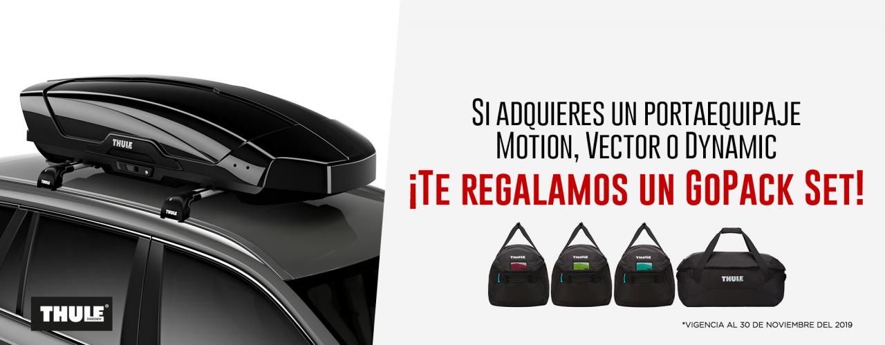 THULE GOPACK SET (4) DE REGALO.