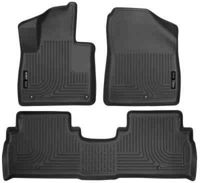 Husky Liners - Husky FloorLiners 1ra y 2da fila negro Kia Sorento 16-20