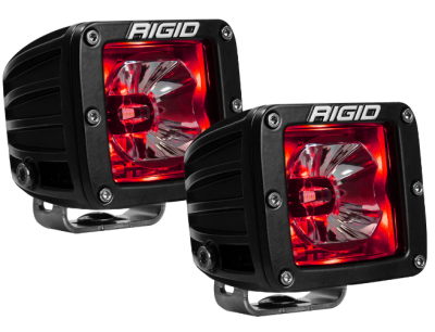 Rigid Industries - Faros Auxiliares Radiance Pod Rojo