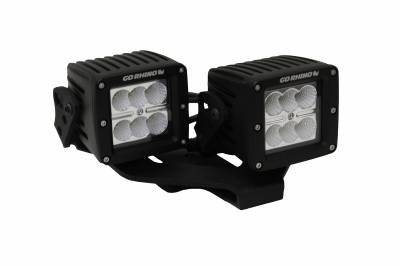 Go Rhino - Montaje para Cubo dual LED 3" para Wrangler JL / Gladiator 18- 24