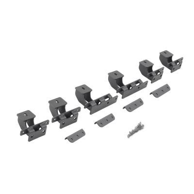 Realtruck - Brackets de instalación para Estribos Dominator (D1,D6,DS,DSS,DT) para Gladiator 20-26 (4 puertas)