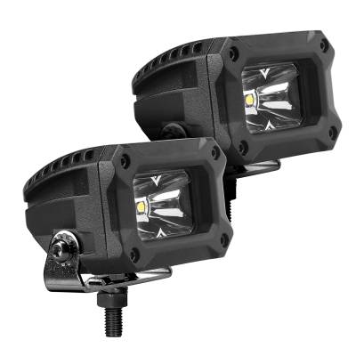 Realtruck - Faro Rectangular GR Bright Series de 2 leds 1 Par Spot