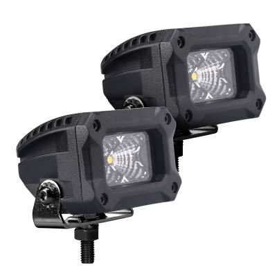 Realtruck - Faro Rectangular GR Bright Series de 2 leds 1 Par Flood