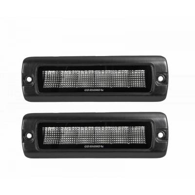 Realtruck - Barra SIXLINE 6" Flush mount GR Blackout Series 1 Par Spot