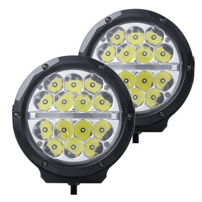 Go Rhino - Faros Redondos 6" GR Bright Series 1 Par Driving