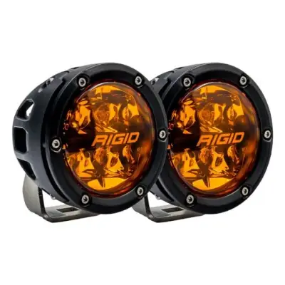 Rigid Industries - Faros Redondo Rigid 360 Series 4" Spot Con Amber PRO Lens (Par)