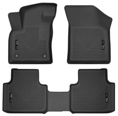 Husky Liners - Tapetes Husky Weatherbeater 1ra y 2da Fila color Negro para Teramont 18 - 25
