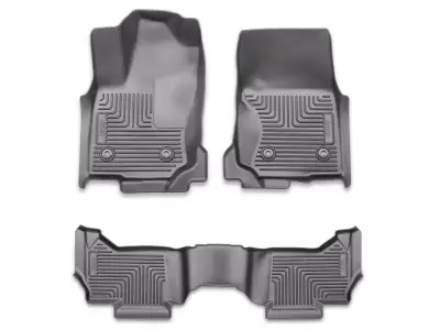 Husky Liners - Tapetes Husky Weatherbeater 1ra y 2da Fila color Negro para 4Runner 2025+