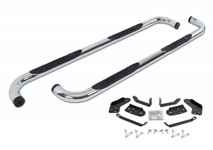Big Country - Estribos redondos 3" para Ford Ranger 99-12 Super Cab Cromado