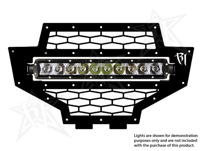 Rigid Industries - Rigid Industries Parrilla Polaris RZR  - 2012  Grille Kit - 10" SR-Series