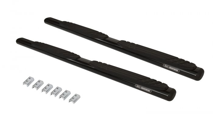 Go Rhino - 4" OE Xtreme 87" Estribos + brackets Ford Ranger 02-12 Negro Texturizado Doble Cabi