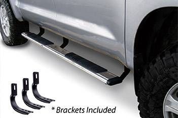 Go Rhino - 5" OE Xtreme 80" Estribos + brackets de instalacin Nissan Frontier V6 Pro4x 08-14 Inoxidable
