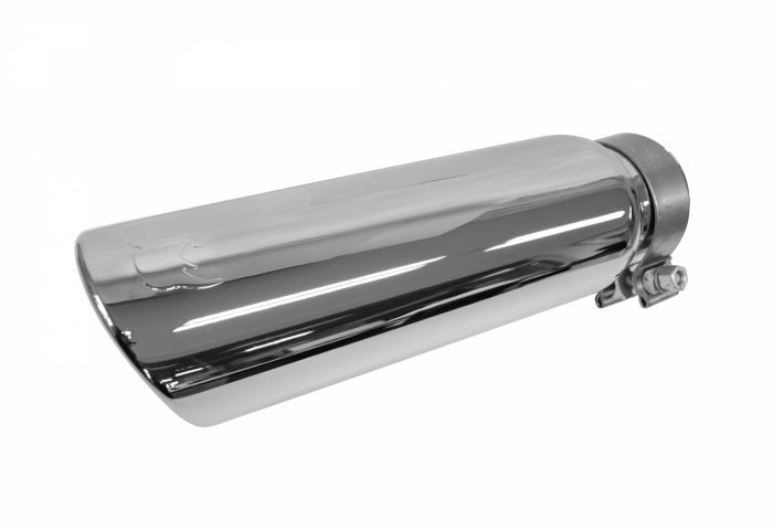 Realtruck - Colilla de escape para tubos de  3" Cromado