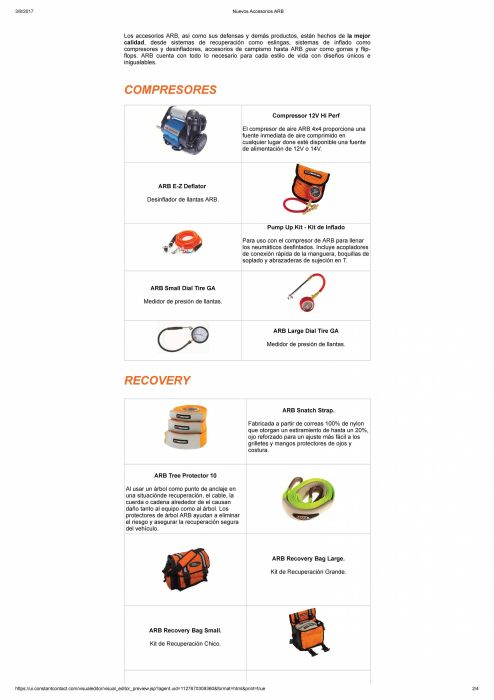 Nuevos Accesorios ARB 2