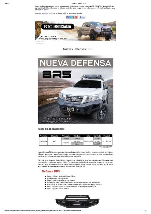 Nueva Defensa BR5