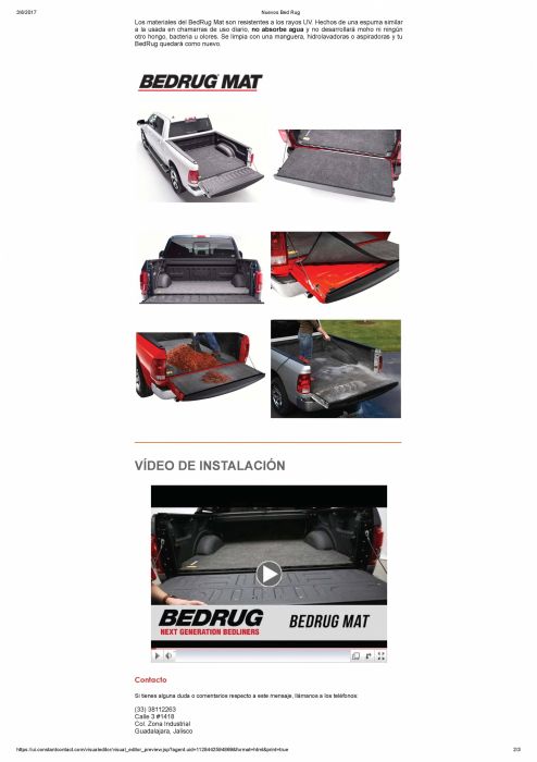 Nuevos BedRug 2