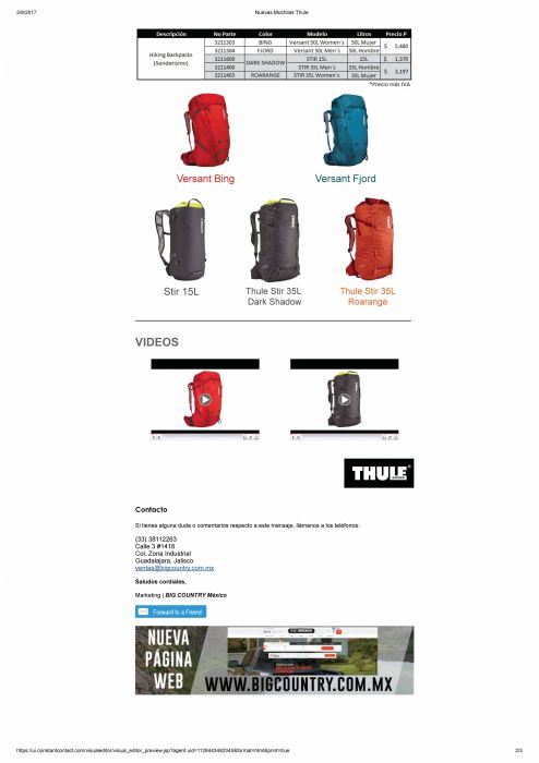 Nuevas Mochilas Thule 2