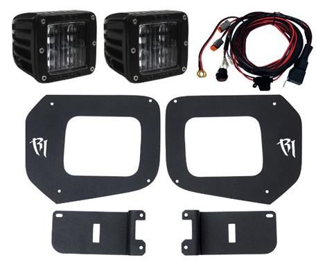 Rigid Industries - Rigid Lighting Fog Lights Kit Toyota Tacoma 2017