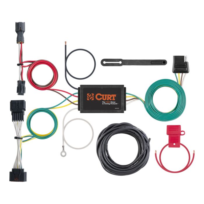 Curt Manufacturing - Custom Wiring Harness (4-Way Flat Output)