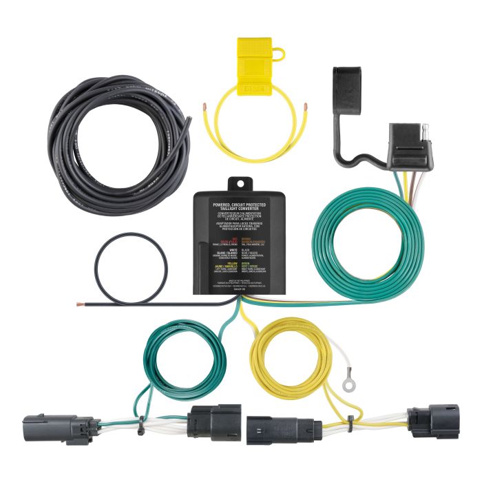 Curt Manufacturing - Custom Wiring Harness (4-Way Flat Output)