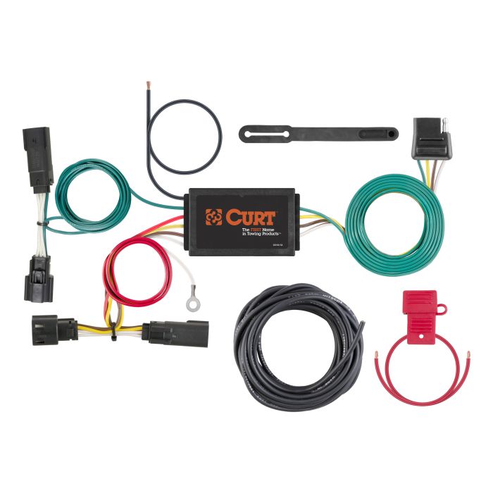 Curt Manufacturing - Custom Wiring Harness (4-Way Flat Output)