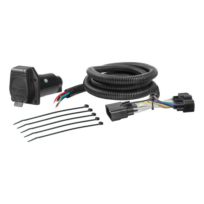 Curt Manufacturing - Custom Wiring Harness (7-Way RV Blade Output)
