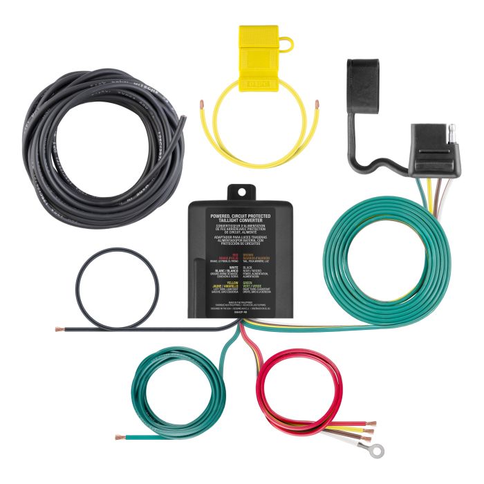 Curt Manufacturing - Powered 3-to-2-Wire Taillight Converter