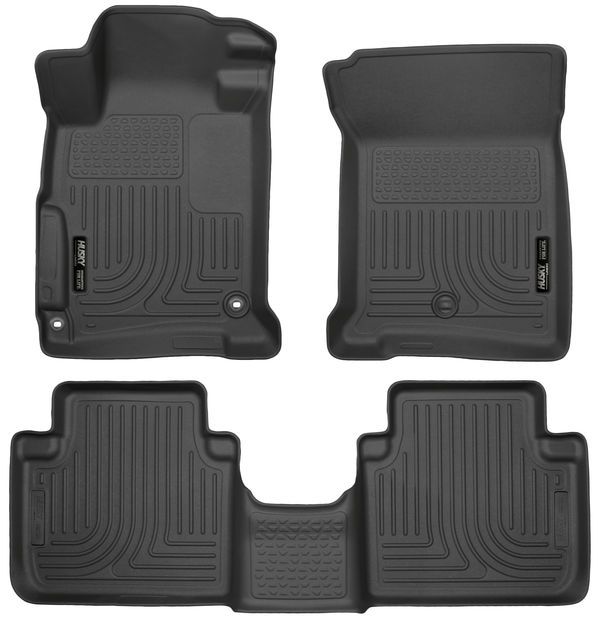 Husky Liners - Husky FloorLiners 1ra y 2da fila negro Hond Accord 13-17