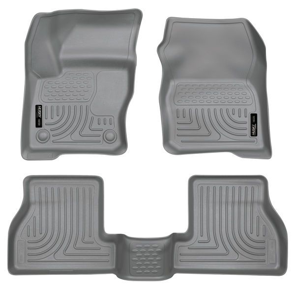 Husky Liners - Husky FloorLiners 1ra y 2da fila gris Ford Focus 12-15
