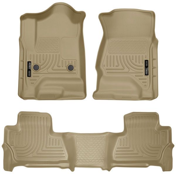 Husky Liners - Husky FloorLiners 1ra y 2da fila beige Suburban / Yukon 15-20