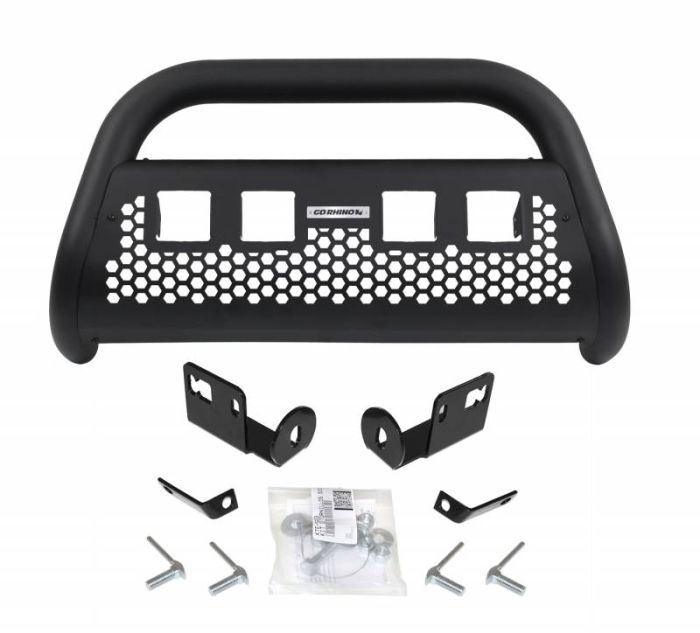 Go Rhino - RC2 LR4 Negro Texturizado Renault Duster/Oroch 15-21(Defensa + Brackets)