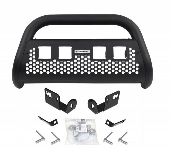 Go Rhino - RC2 LR4 Negro Texturizado Ram 1500 2019+ (Defensa + Brackets)