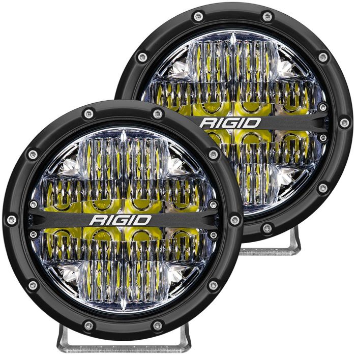 Rigid Industries - Faros Auxiliares - Faro Redondo Rigid 360 Series 6" Driving / Blanco