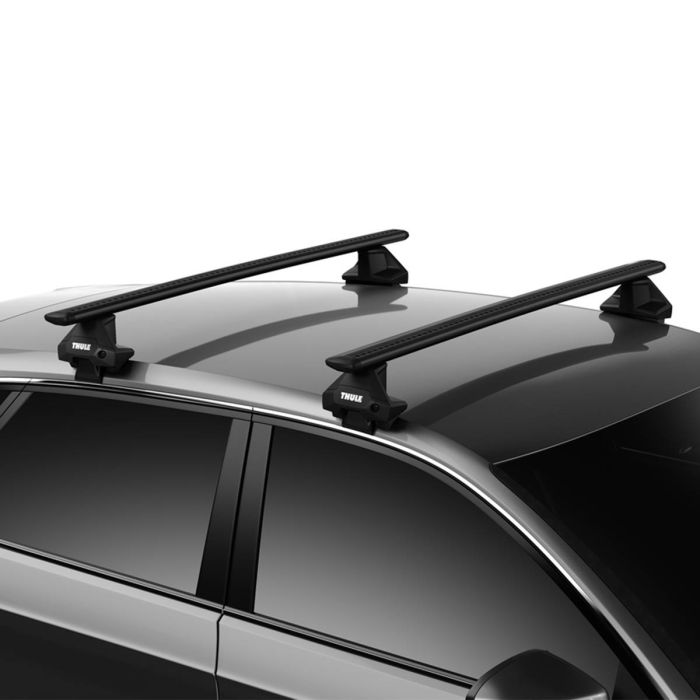 Thule - **DESCONTINUADO**Wingbar EVO Negra Mitsubishi Mirage 12-19 (HB/Liso)