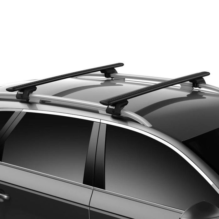 Thule - Wingbar EVO Negra Toyota Highlander 14-19 (Riel Pegado)