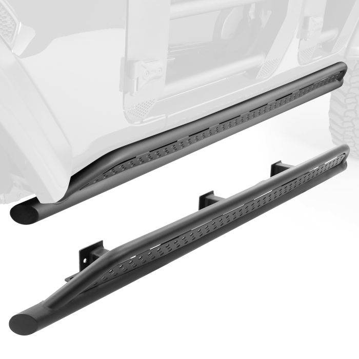 Go Rhino - Frame Mount Sliders para Wrangler JK 07-18  (4 puertas)