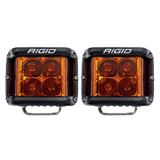Rigid Industries - Faro Auxiliares D-SS Spot Con Amber PRO Lens (Par)