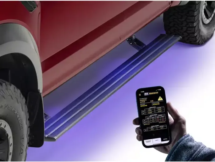 AMP Research - Estribos Electricos Powerstep AMP Smart Series para F-250 / F-350 / F-450 17 - 19