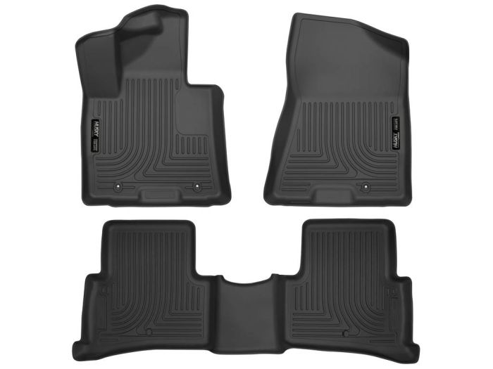 Husky Liners - Tapetes Husky Weatherbeater 1ra y 2da Fila color Negro para Tucson 19 - 21