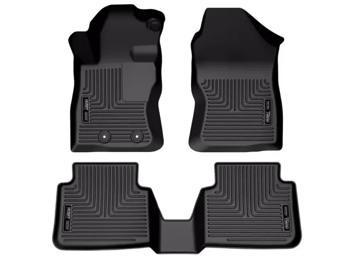 Husky Liners - Tapetes Husky Weatherbeater 1ra y 2da Fila color Negro para Crosstrek 24 - 25