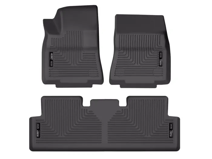 Husky Liners - Tapetes Husky Weatherbeater 1ra y 2da Fila color Negro para Tesla Y 17 - 25