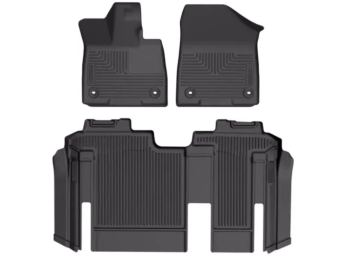 Husky Liners - Tapetes Husky Weatherbeater 1ra y 2da Fila color Negro para Sienna 21 - 25