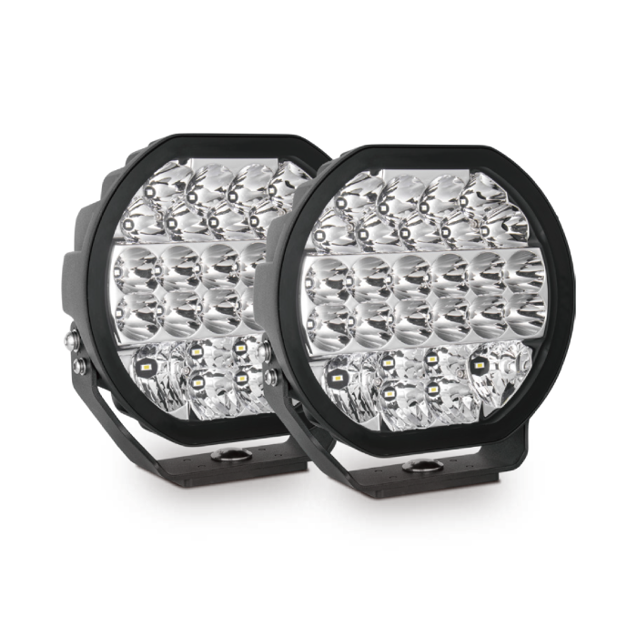 Realtruck - Faros MAXROUND II de 7" Blackout Series Par