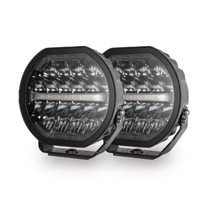 Realtruck - Faros MAXLINE II de 7" Blackout Series Par