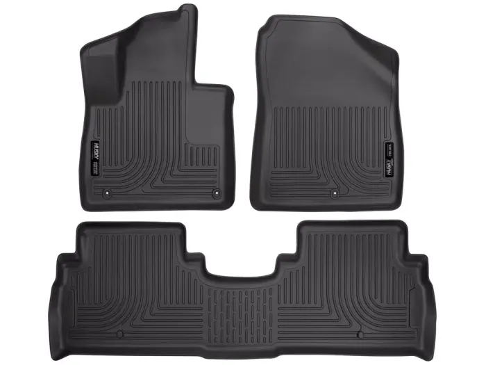Husky Liners - Tapetes Husky Weatherbeater 1ra y 2da fila Color Gris para Sorento 16-20