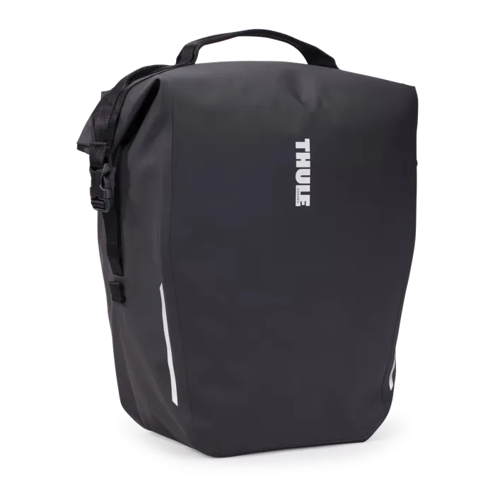 Thule - Alforjas Thule Shield Pannier color Negro de 22L con sistema InLock