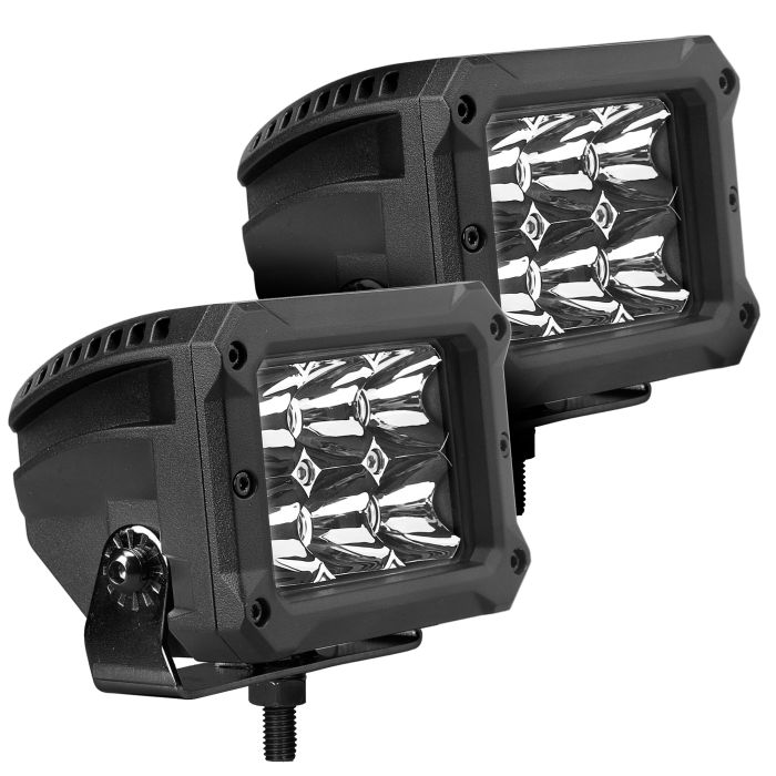 Realtruck - Par de Faros Rectangulares de 6 leds GR Bright Series Spot