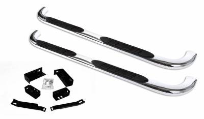 Estribos ovalados 4" - Clásicos para Dodge Ram 3500 2010 - 2013