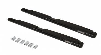 4" OE Xtreme 80" Estribos + brackets de instalacin Nissan Frontier V6 Pro4x 08-14 Negro Texturizado