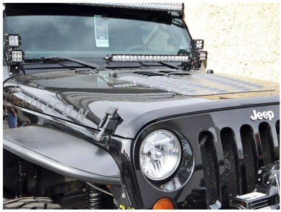 Rigid Industries - Brackets para Faros Auxiliares para Jeep Wrangler 07-17 - Image 1